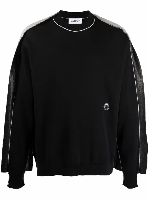 AMBUSH pull en maille fine - Noir - AMBUSH - Modalova