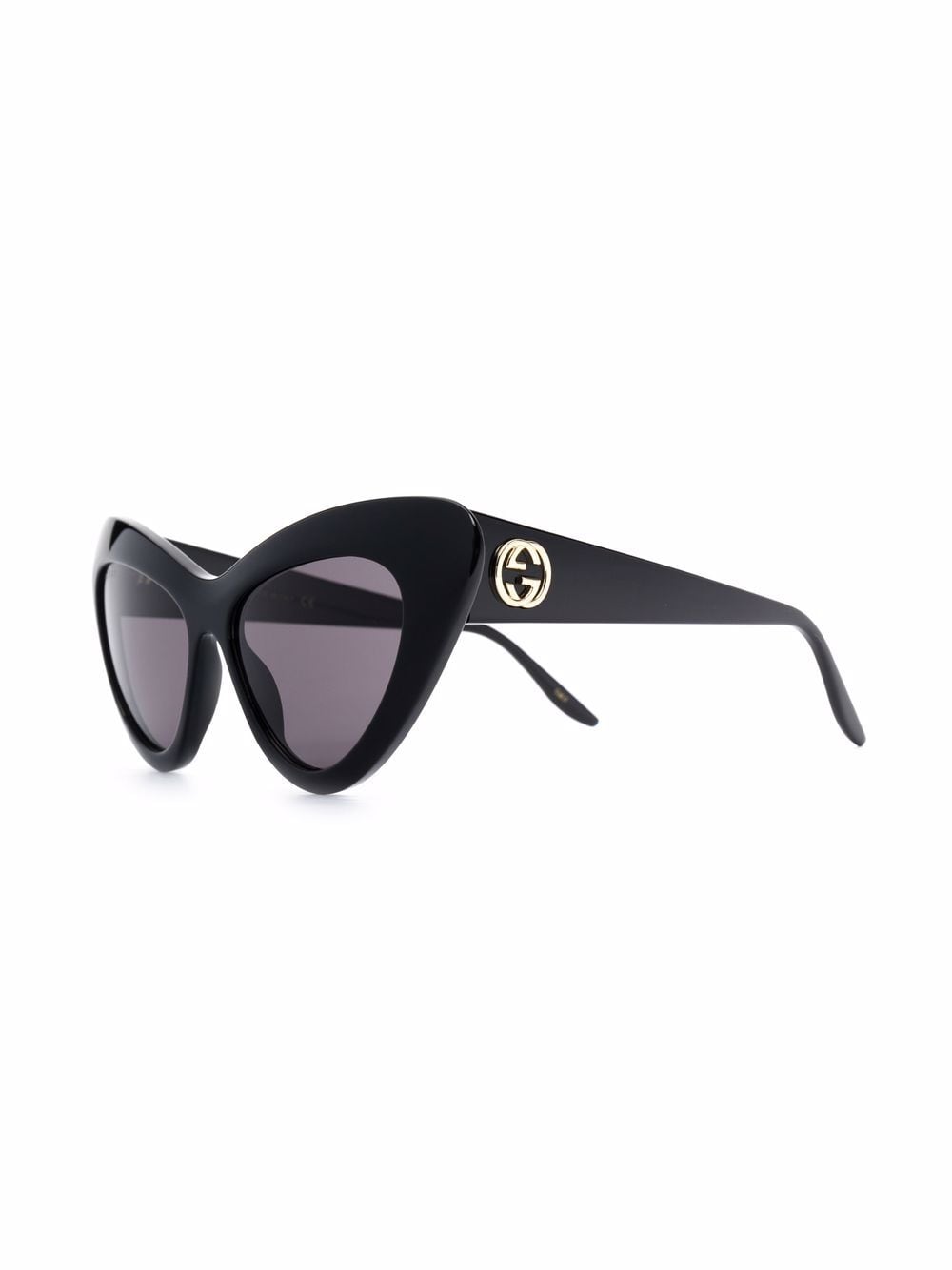 Gucci Eyewear Zonnebril met cat-eye montuur - Zwart