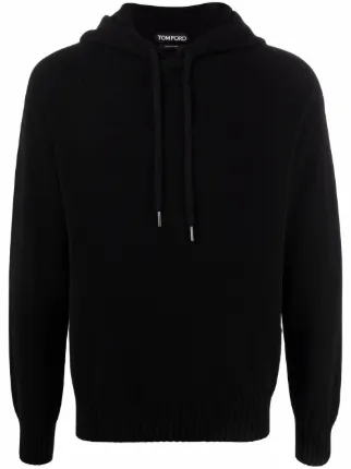 black polyester hoodie