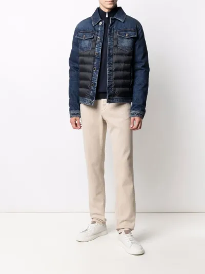 Mondor-104S padded denim jacket 