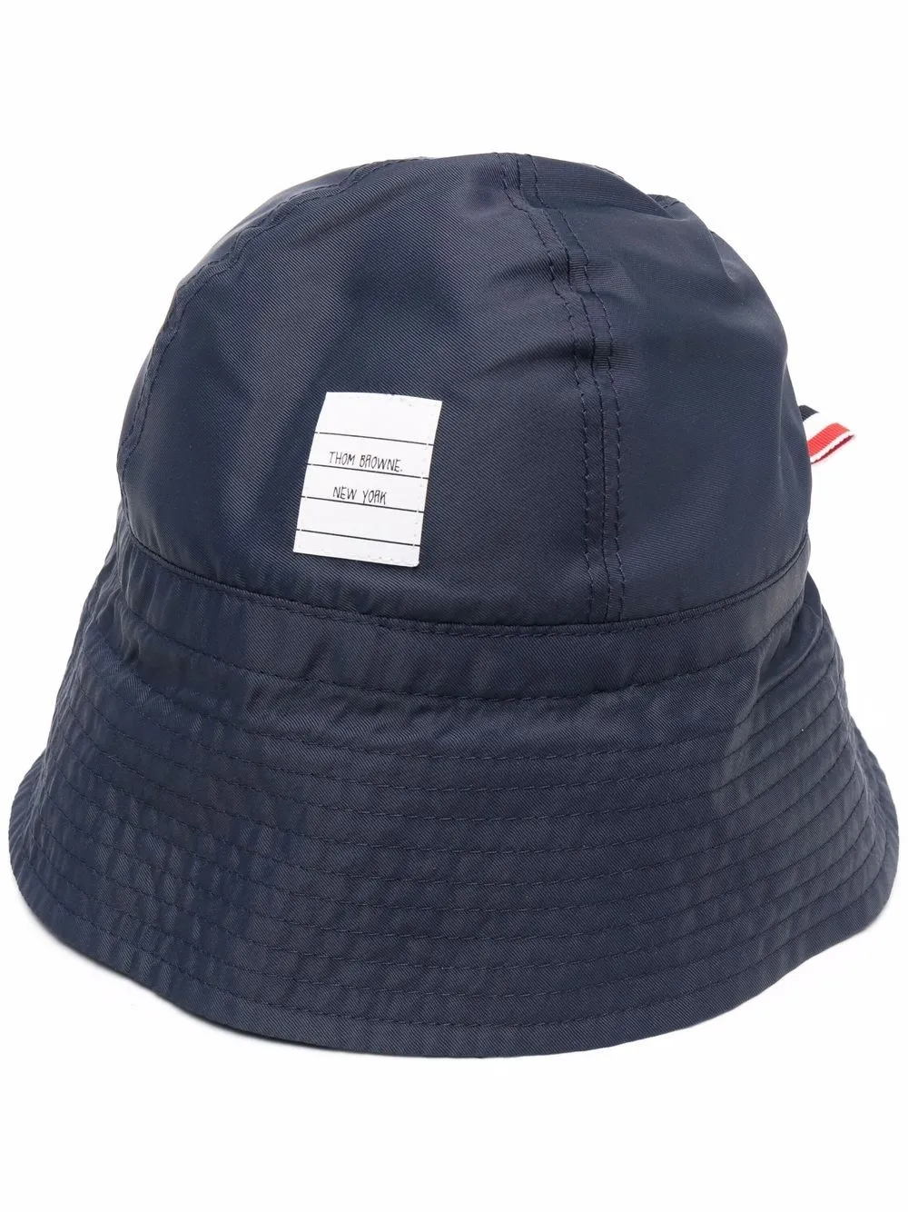 

Thom Browne gorro de pescador con parche del logo - Azul