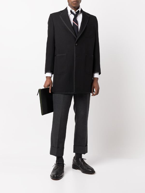 Thom browne hot sale wool coat