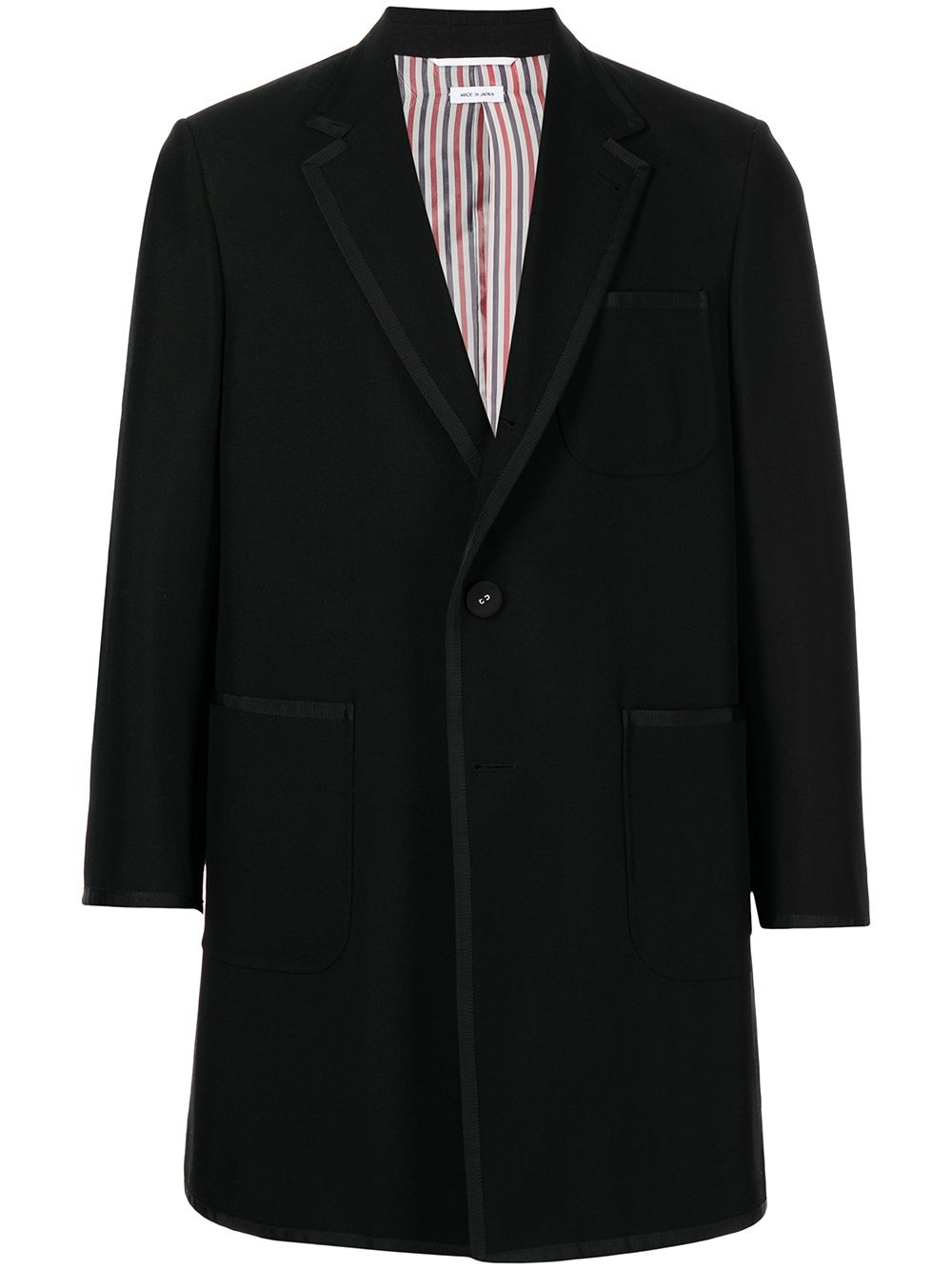 Image 1 of Thom Browne single-breasted wool coat
