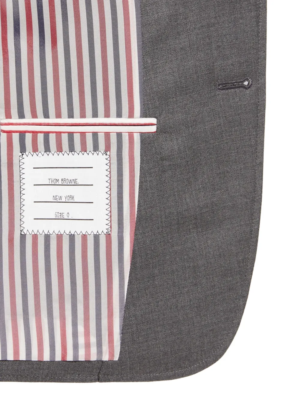 Thom Browne Wollen jack Grijs