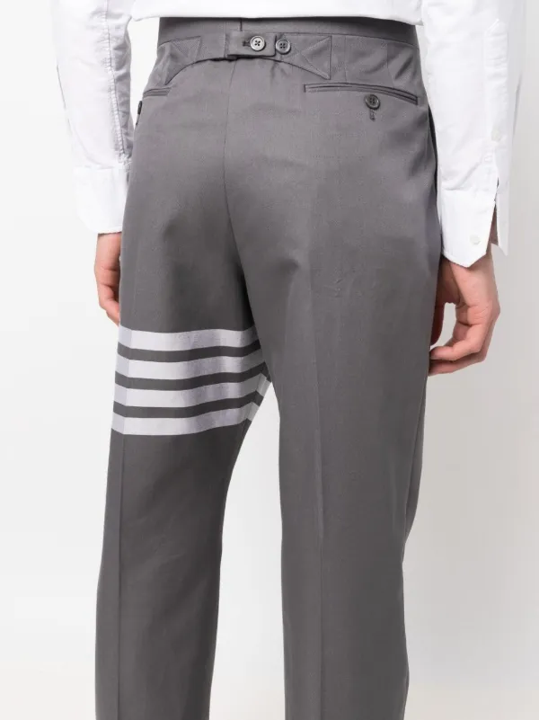 Thom Browne 4BAR テーラードパンツ | グレー | FARFETCH JP