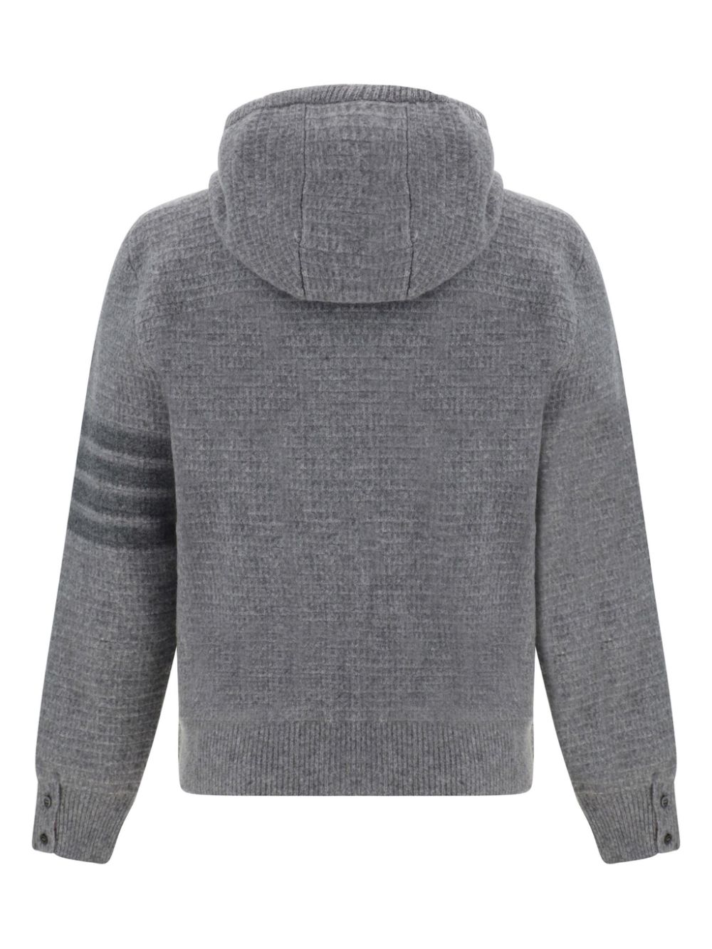 Thom Browne 4-Bar zip-up hoodie - Grey