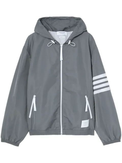 Thom Browne 4-Bar stripe hooded jacket