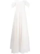 Image 1 of Tadashi Shoji Pierce floral-embroidery bridal dress