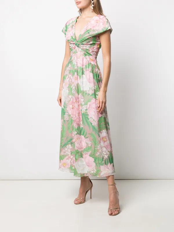 tadashi shoji floral dress