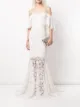 Image 2 of Tadashi Shoji Madryn floral-embroidered bridal dress