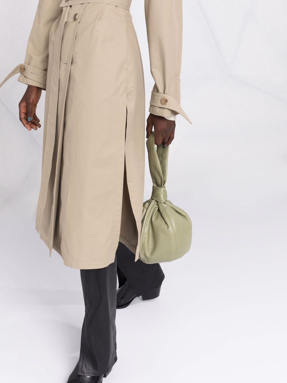 AMBUSH side-slit Trench Coat - Farfetch