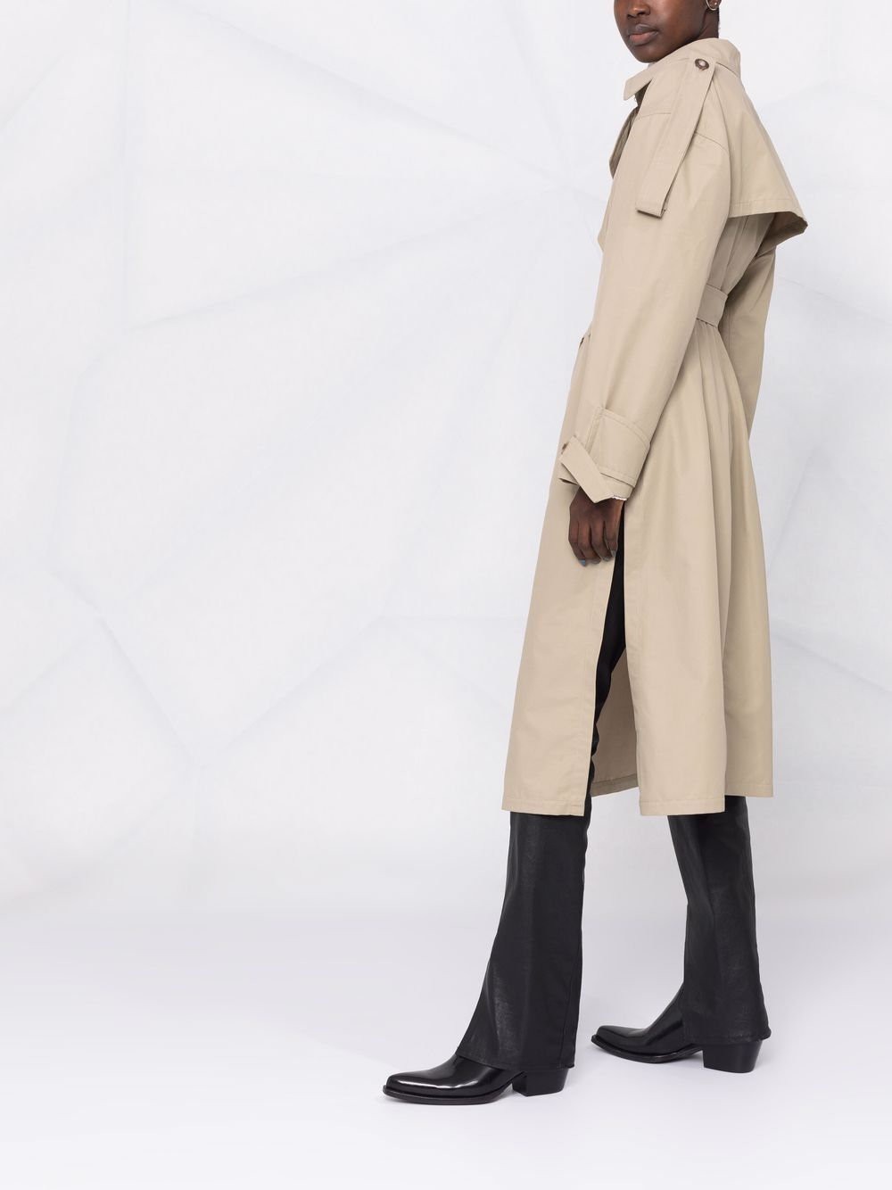 AMBUSH side-slit Trench Coat - Farfetch