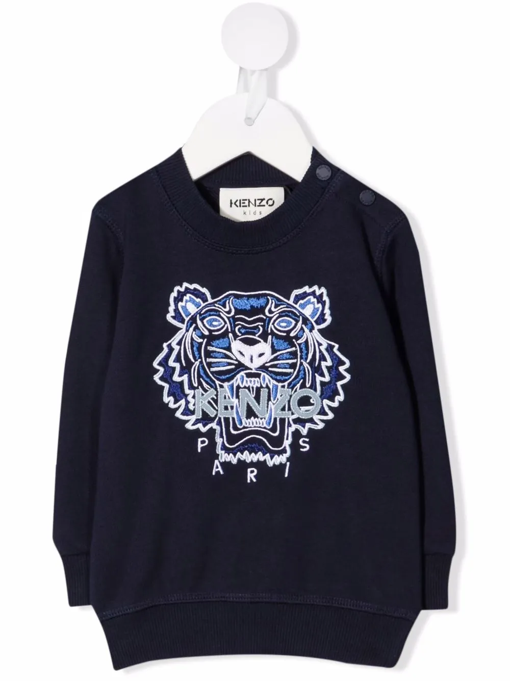 фото Kenzo kids толстовка с вышитым логотипом