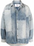 AMBUSH patchwork denim shirt - Blue