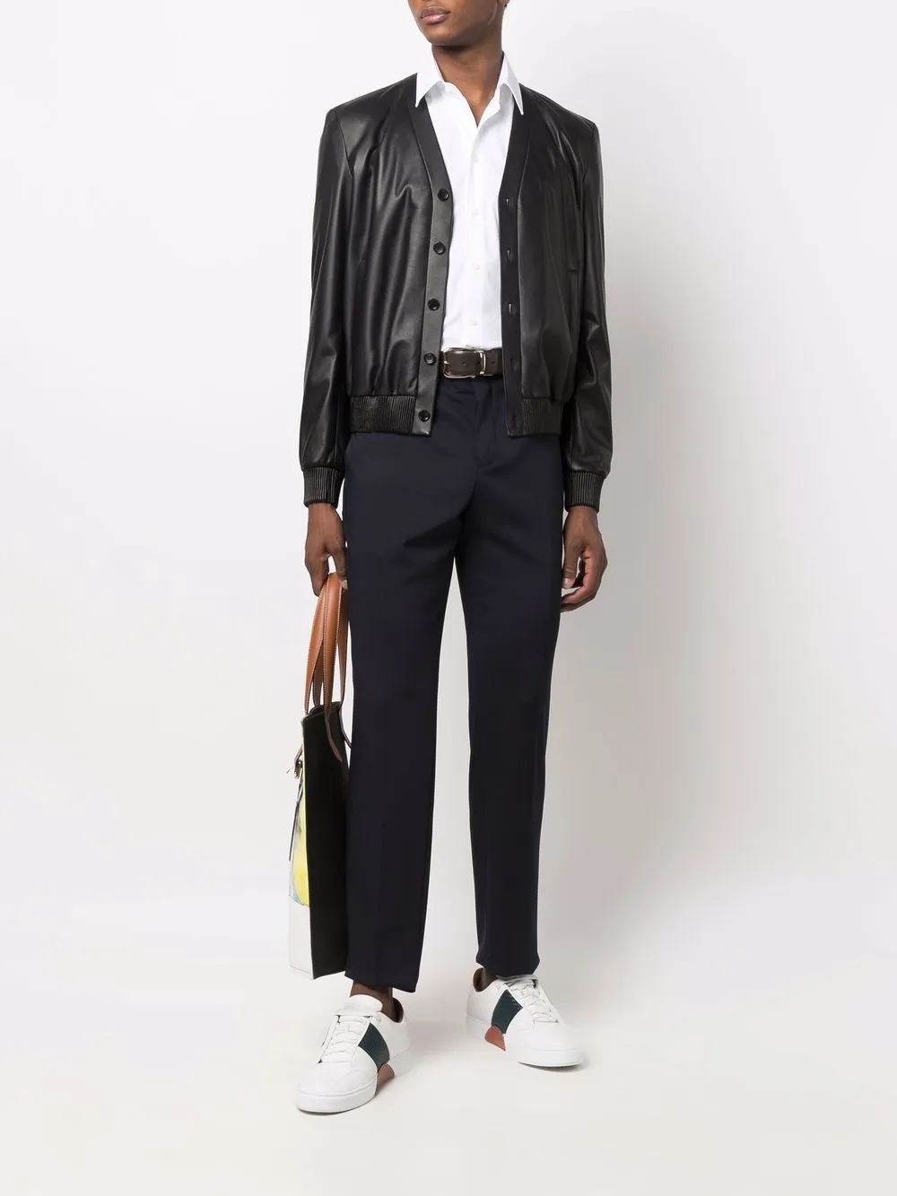 Bally Popeline overhemd - Wit