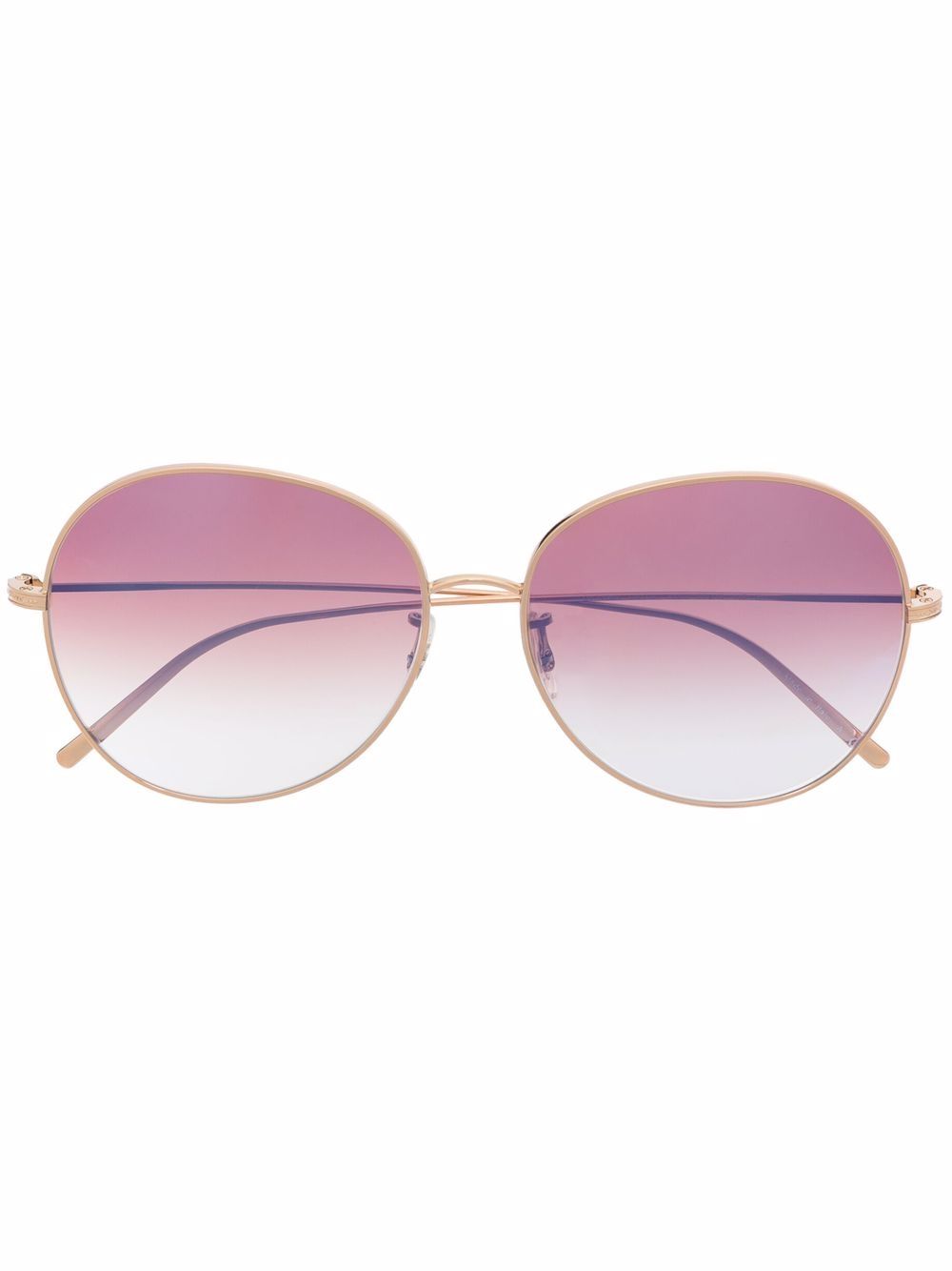 фото Oliver peoples солнцезащитные очки darlen в круглой оправе