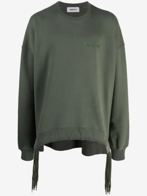 AMBUSH fringed-hem sweatshirt
