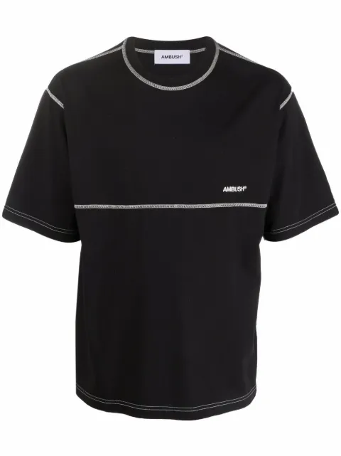 AMBUSH logo-embroidered T-shirt