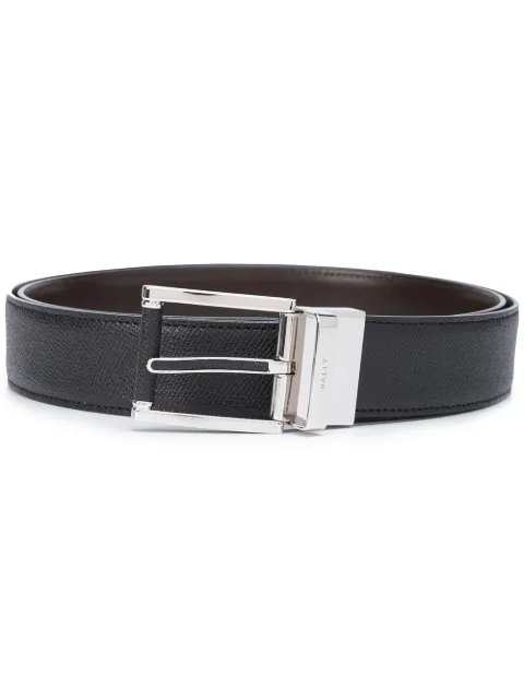 Astor grained leather belt