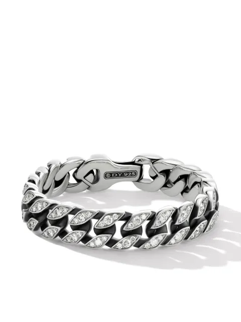 David Yurman pulsera Curb Chain en plata de ley de 14.5mm