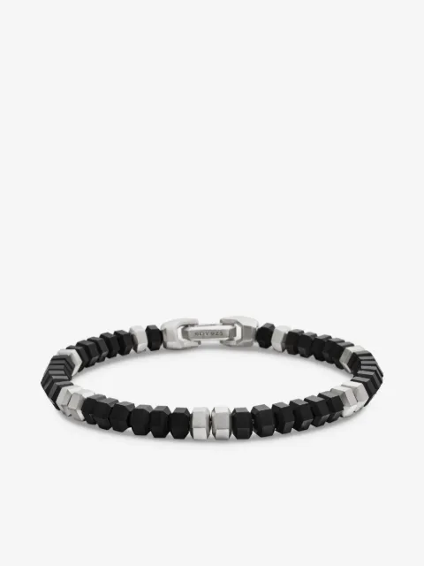 David Yurman sterling silver Hex Bead bracelet (6mm)