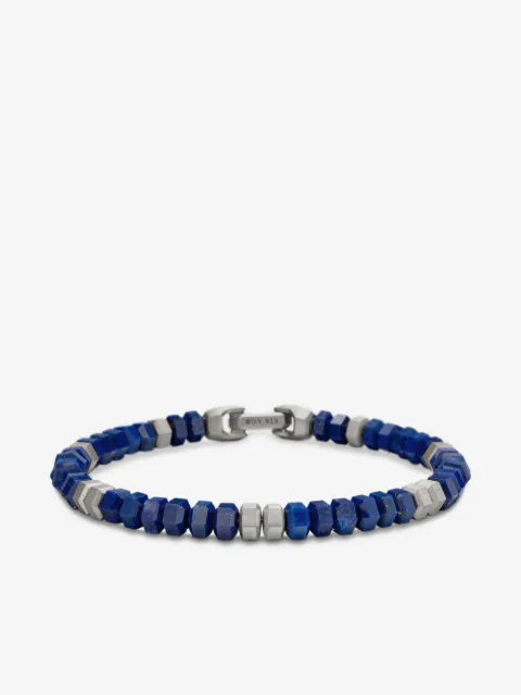 David Yurman sterling silver Hex Bead bracelet (6mm)