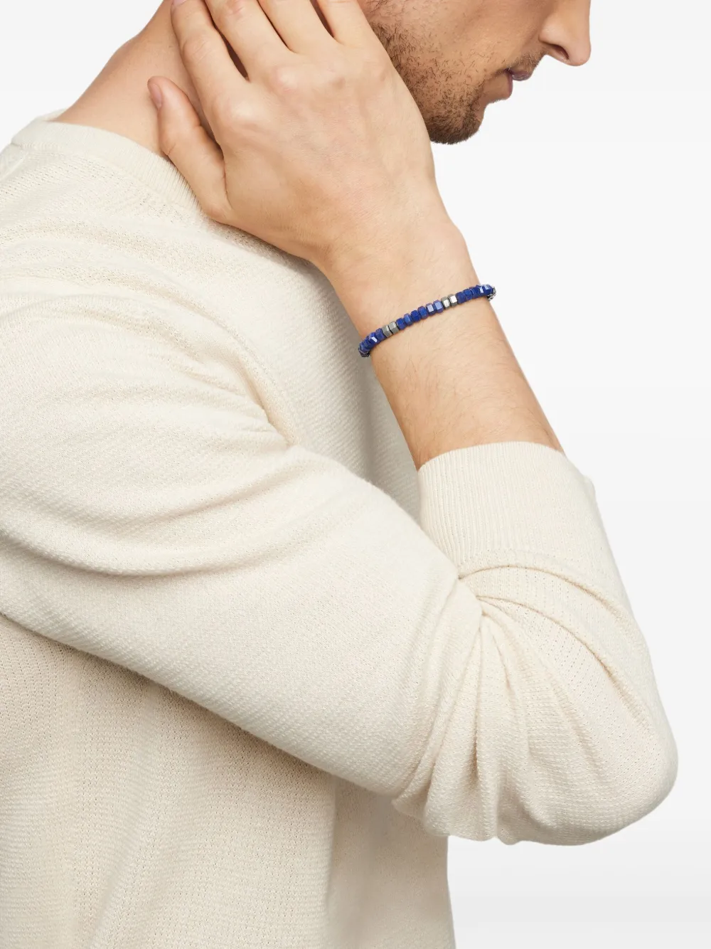 David Yurman sterling silver Hex Bead bracelet (6mm) | Image 2