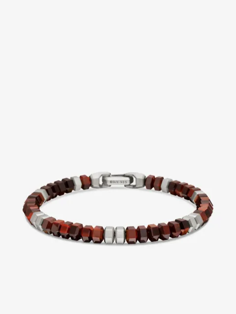David Yurman bracelet Hex Bead en argent sterling (6 mm)