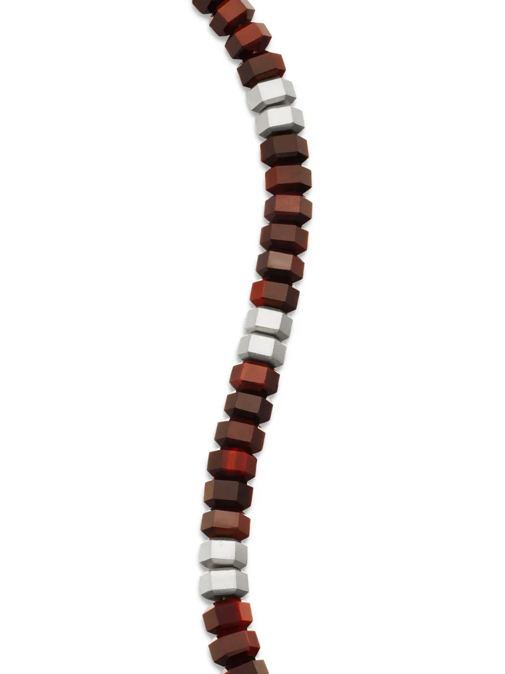 Sterling Silver Hex Bead Bracelet (6mm)