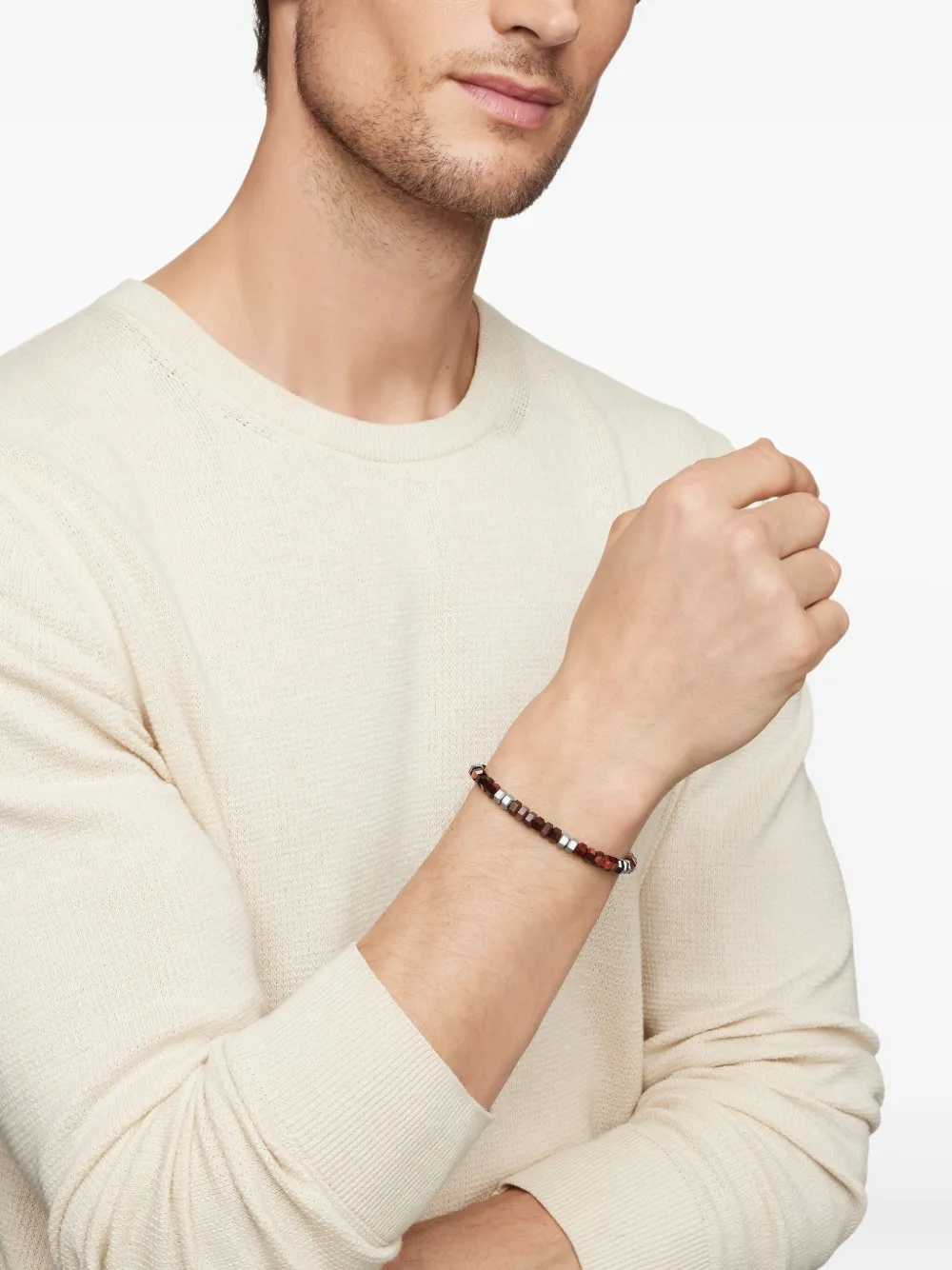 David Yurman 纯银 Hex Bead 手链（6毫米） | Image 2