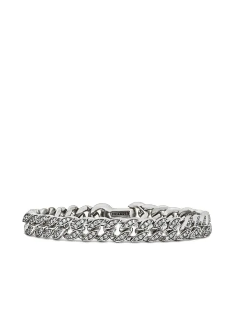 David Yurman pulsera Curb Chain en plata de ley de 8mm