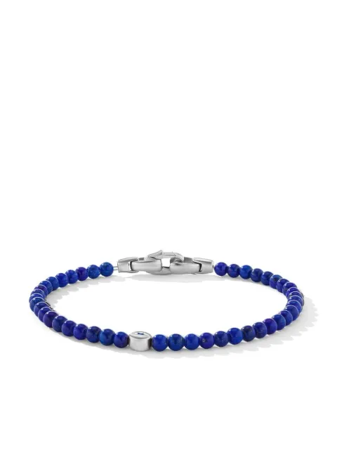 Mystic Jewels by Dalia - Bracciale in argento con catena tripla e piccoli occhi del malocchio, per la fortuna, 19 cm, Cristallo