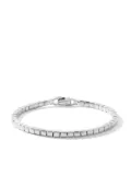 David Yurman sterling silver Spiritual Beads Cushion bracelet (4mm)