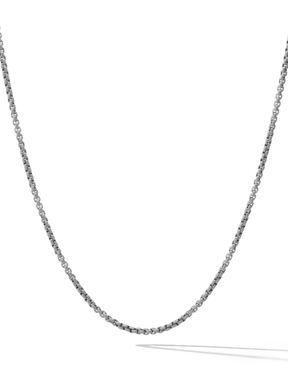 

David Yurman collar de cadena cuadrada de 2.7mm - Plateado