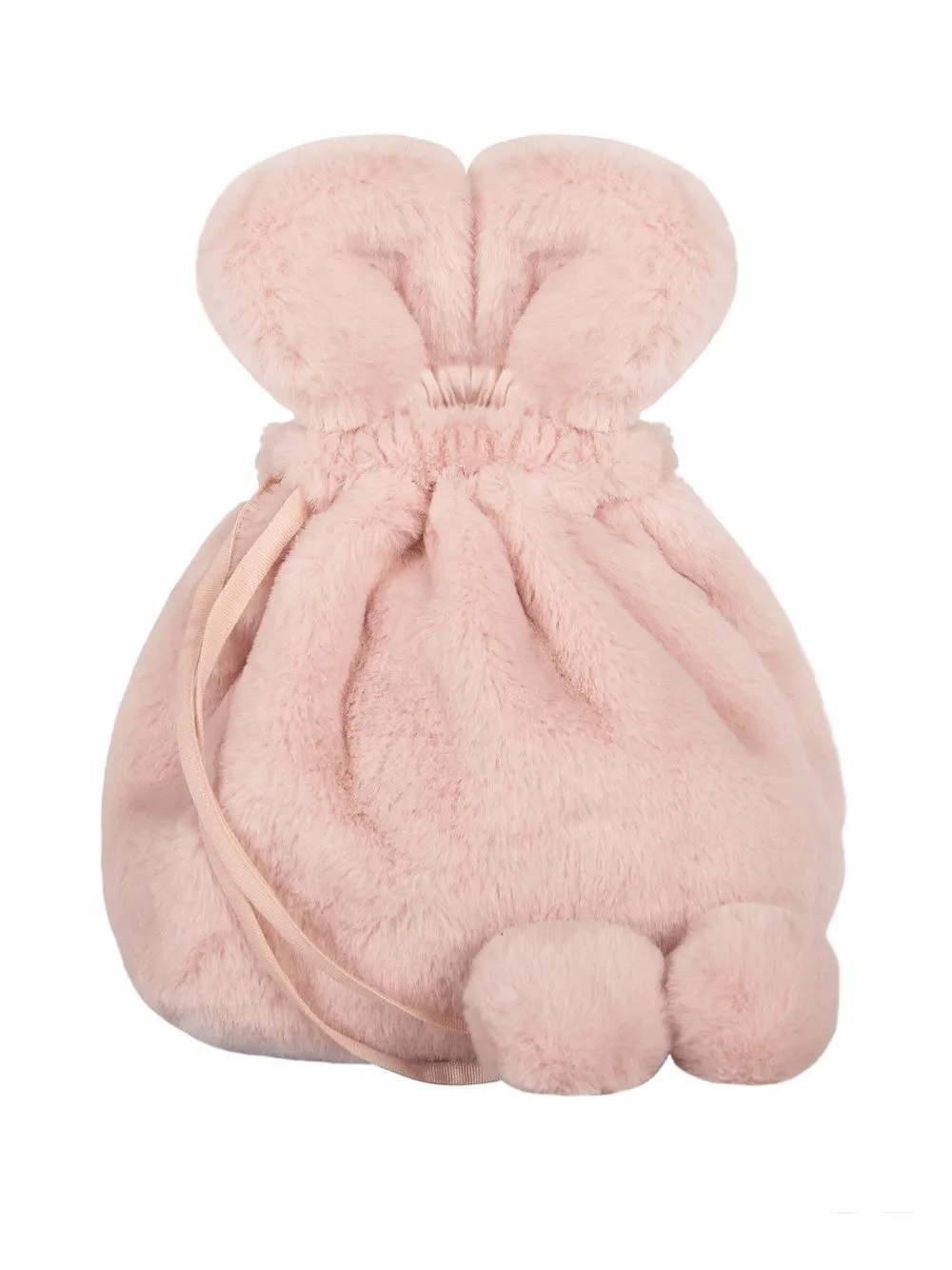 

Lapin House textured bunny-detail backpack - Pink