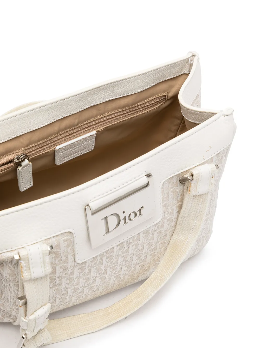 фото Christian dior сумка-тоут pre-owned с узором trotter