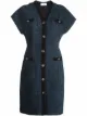 Image 1 of Salvatore Ferragamo jacquard V-neck dress