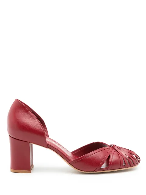Sarah Chofakian leatherSarah pumps
