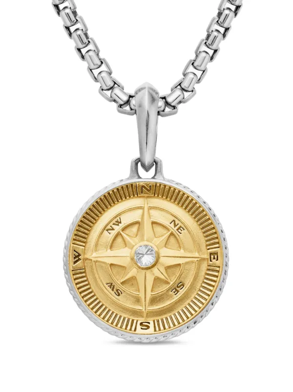 David Yurman 18kt Yellow Gold And Sterling Silver Maritime