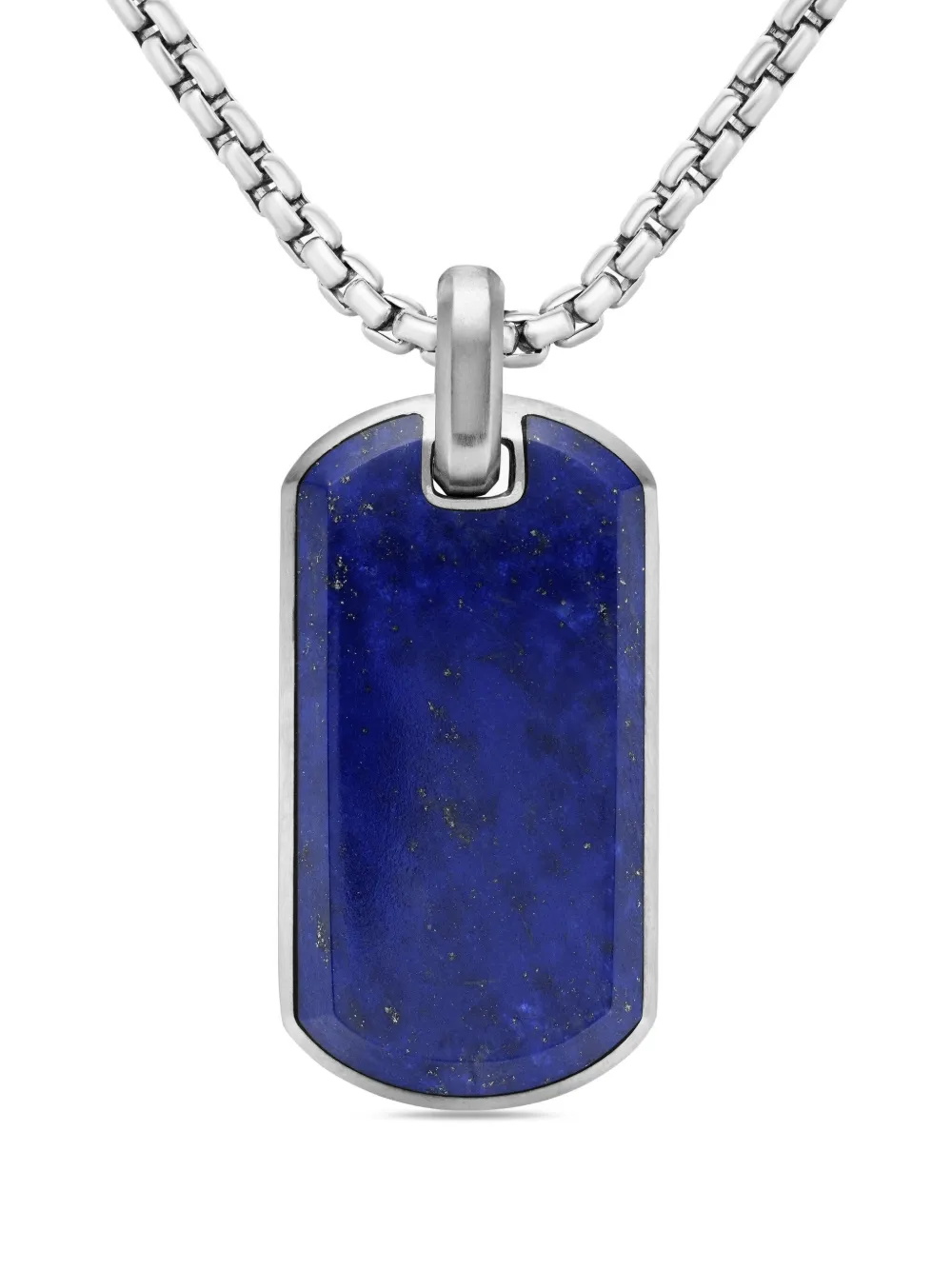 David Yurman sterling silver Chevron tag (35mm) | Silver | Image 1