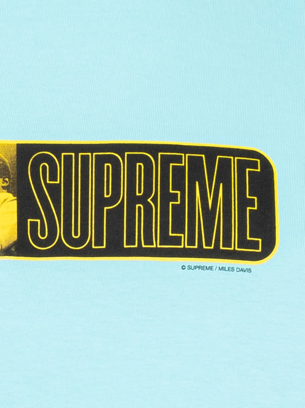 фото Supreme футболка miles davis из коллекции ss21