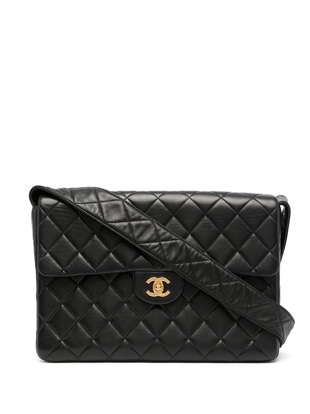 фото Chanel pre-owned сумка на плечо classic flap jumbo 1997-го года