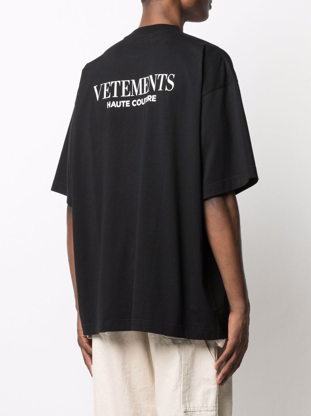 VETEMENTS slogan-print Cotton T-shirt - Farfetch