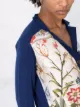 Salvatore Ferragamo Scrapbook silk-inlay wool cardigan