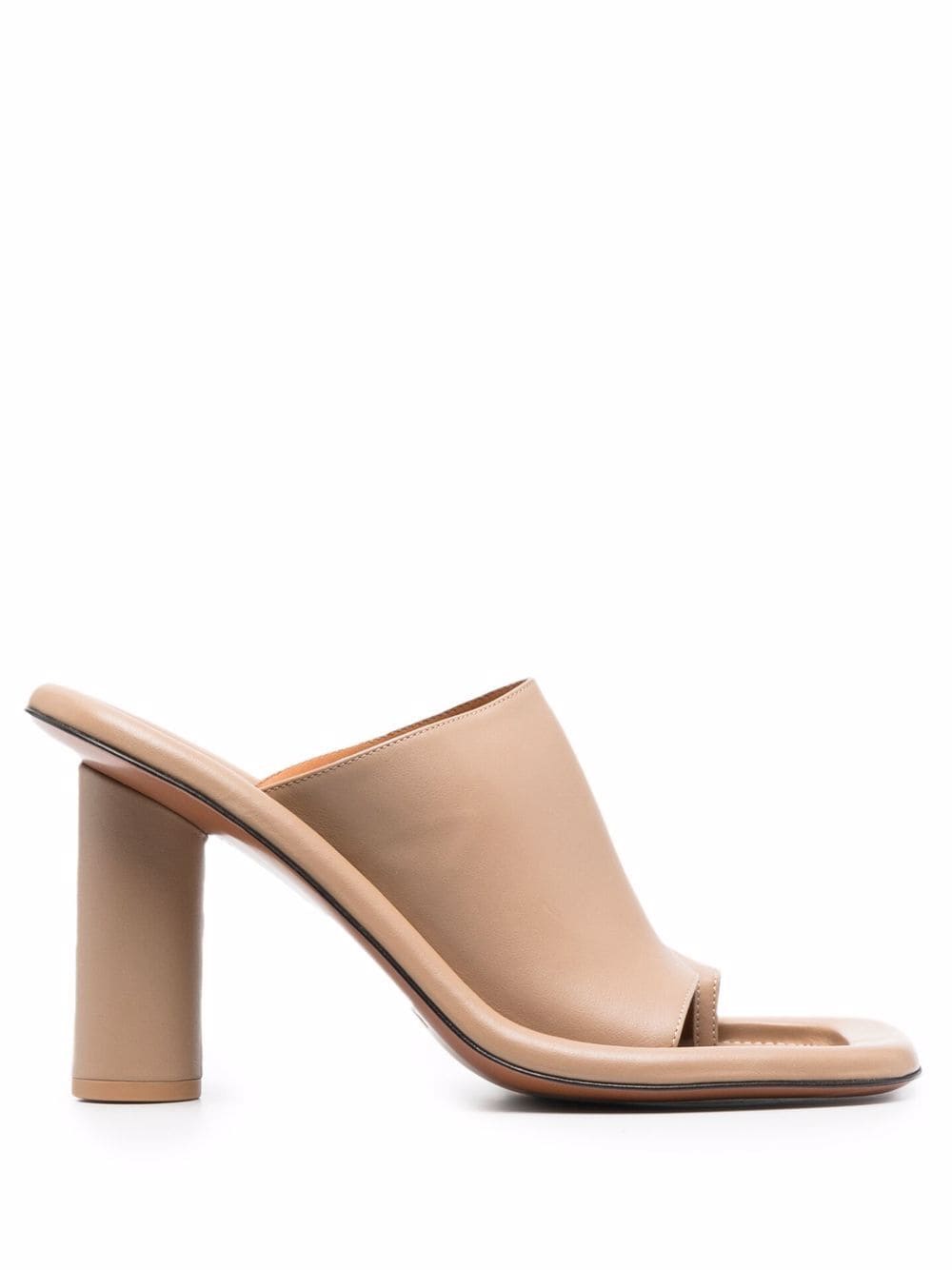 

AMBUSH cushioned high-heel mules - Neutrals