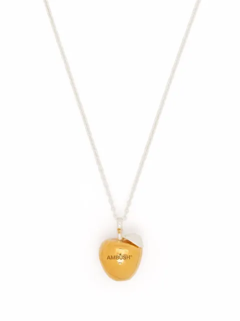 AMBUSH collar con dije de manzana