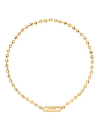 AMBUSH ball-chain Choker Necklace | Gold | FARFETCH IL AMBUSH ball-chain Choker Necklace | Gold | FARFETCH IL
