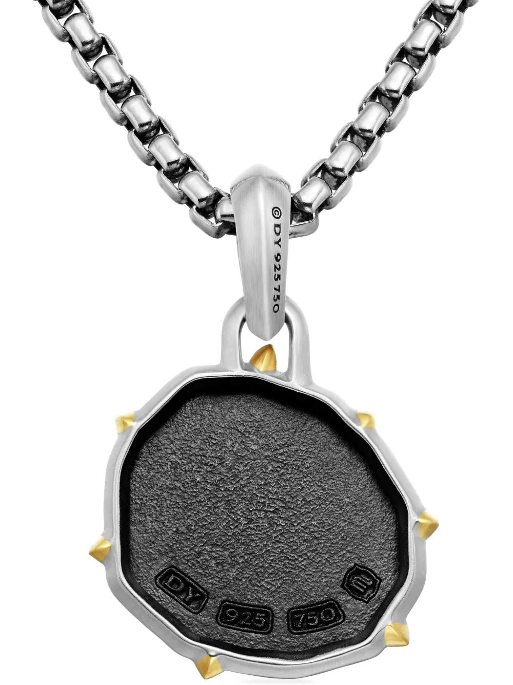 18kt Yellow Gold And Sterling Silver Scorpio Amulet (33mm)
