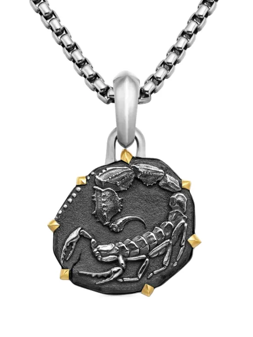 Pendentif Scorpio en or 18ct et sterling (33 mm) - David Yurman - Modalova