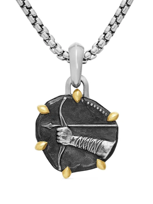 Pendentif Sagittarius en or 18ct et sterling (33 mm) - David Yurman - Modalova